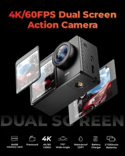 SnelShoppen 4K touchscreen actiecamera