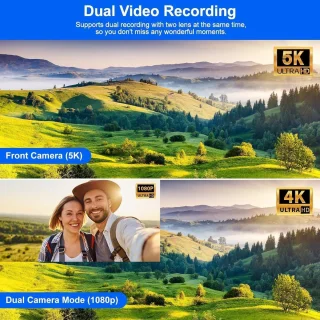 SnelShoppen 5K video camera camcorder YouTube vlog camera
