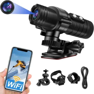 SnelShoppen - Action Cam met wifi, HD 1080p, 120° groothoek
