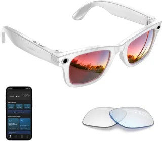 SnelShoppen AI Smart Glasses 4K HD Camera wit
