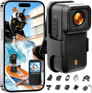 SnelShoppen bodycam 4K mini actiecamera