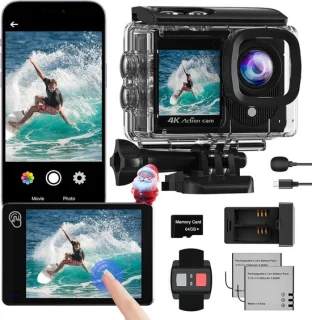 SnelShoppen dual screen action cam 4K