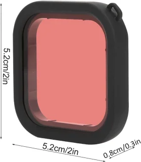 SnelShoppen Filtre Plongée 8 duikfilter voor actiecamera