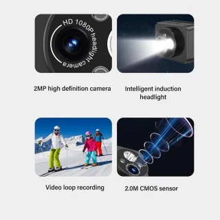 SnelShoppen headlight camera fietsvideorecorder