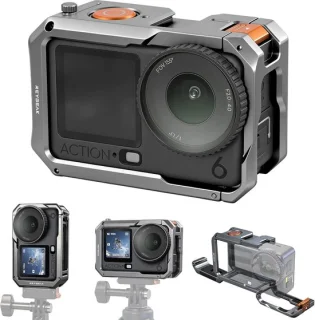 SnelShoppen - metalen kooi voor action camera