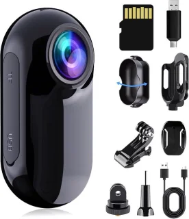 SnelShoppen Mini actiecamera - POV-camera - zwart