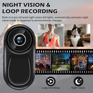 SnelShoppen mini actiecamera voor fiets en motor