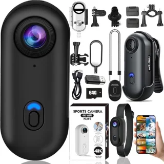 SnelShoppen mini action cam 4k draagbare actiecamera
