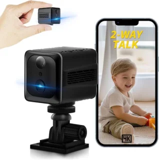 SnelShoppen - Mini-camera 4k wifi, indoor camera