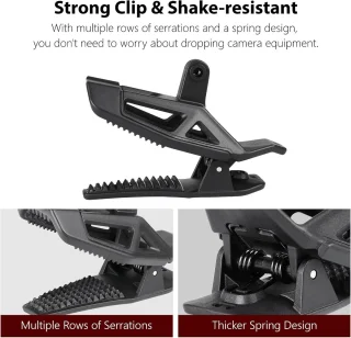 SnelShoppen motorhelm kinmontageclip voor actiecamera