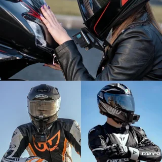 SnelShoppen motorhelm kinmontageclip voor actiecamera's