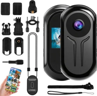 SnelShoppen - OBEST Mini Action Cam 2K Actiecamera