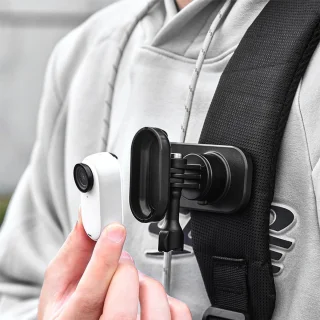 SnelShoppen - Sports Camera Bevestigingsset Magnetische Basis Snelle Ontkoppeling en Uitbreiding Adapter voor Actiecamera's GO3/3S Verticaal Horizonta