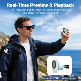SnelShoppen thumb-sized action cam 1080p