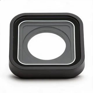 SnelShoppen vervanglens voor 9 10 action camera, tempered glass, geschikt voor 9 Black
