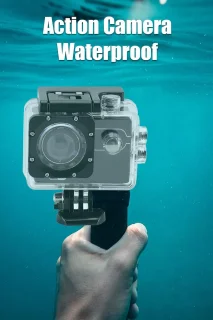 SnelShoppen - WiFi Actie Duikcamera 4K Hoogtepunten, Waterdichte Sportcamera met 170 Graden Groothoeklens voor Onderwater en Buitensport