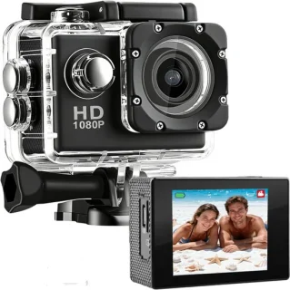 Sportcamera met accessoirekit