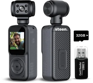 De Steen action camera – mini, pocket en vlogcamera in één oogopslag