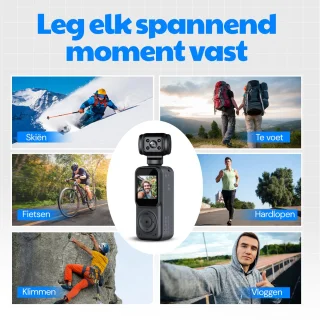 Wat vinden we goed aan de Steen action camera – mini, pocket en vlogcamera