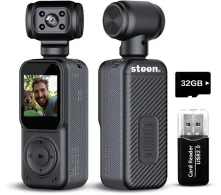 Steen Pocket Camera: Compacte 4K-krachtpatser voor vloggers en avonturiers