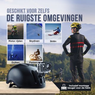 Strex Action Camera 4K 16MP