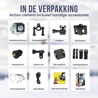 Strex Action Camera 4K 16MP