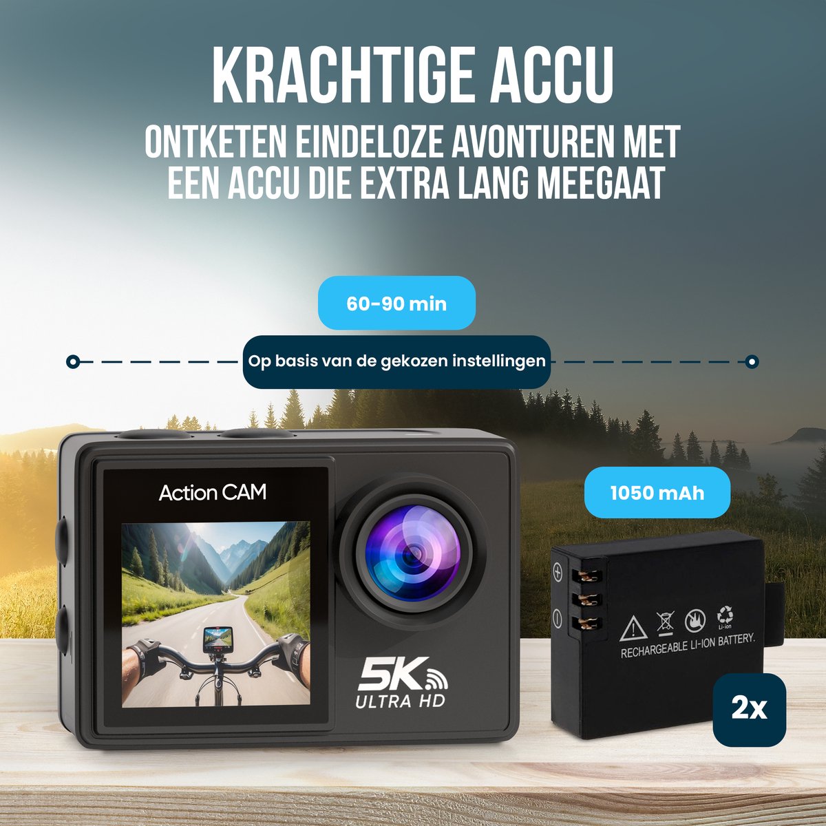 Strex Action Camera 5K 50MP