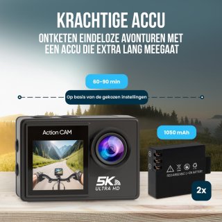 Strex Action Camera 5K 50MP