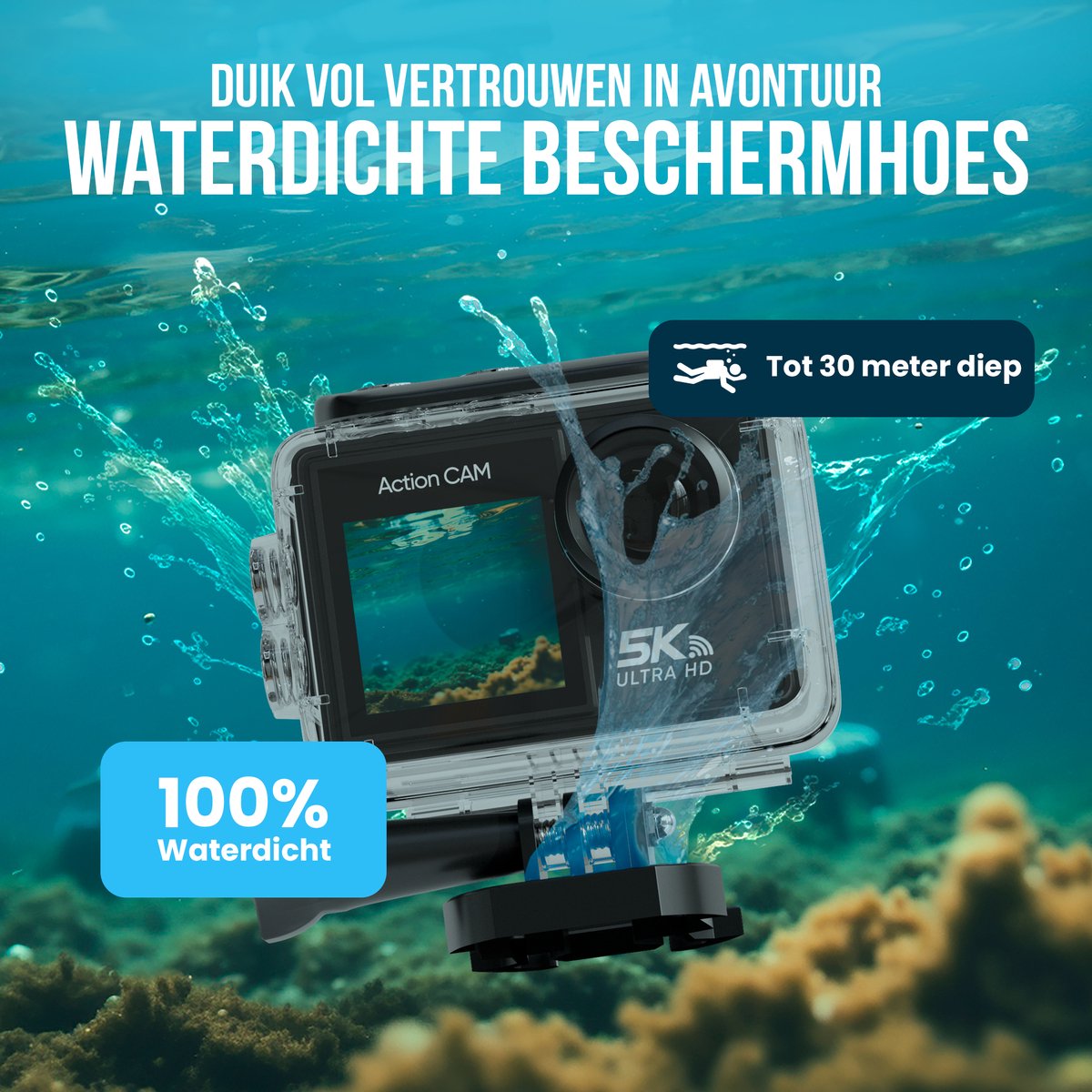 Strex Action Camera 5K 50MP