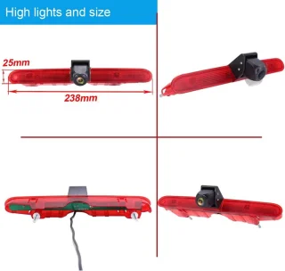 Super HD achteruitrijcamera set met 4.3 inch lcd-monitor voor ShopVlot