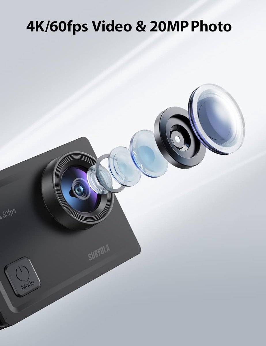 Surfola SF430PRO 4K Actiecamera