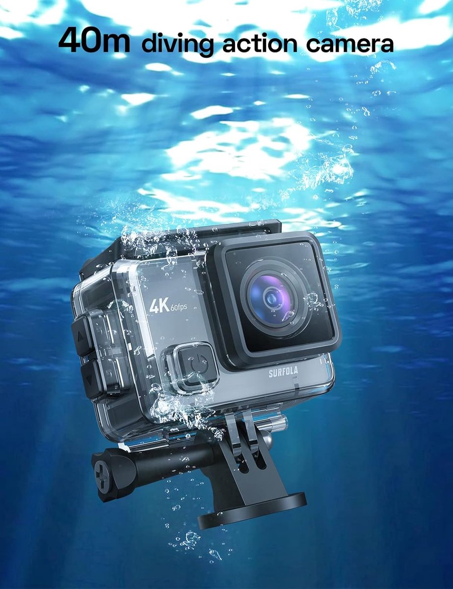 Surfola SF430PRO 4K Actiecamera