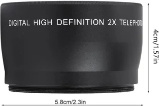 Telelens 2x zoom converterlens voor 58mm camera - ShopVlot