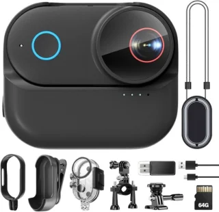 Thijox 4k ultra hd action camera zwart 64gb