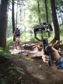 Thijox Cross CX127 action cam-adapter voor smartphone gimbals - zwart