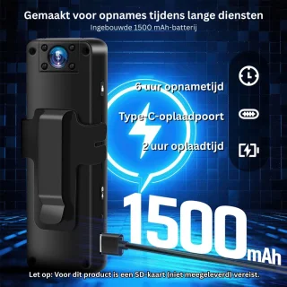 Thuys Bodycam Zwart