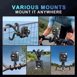 Time-lapsecamera 4K buiten – compact formaat – CMOS-sensor – optische beeldstabilisatie – voor bouw en natuur