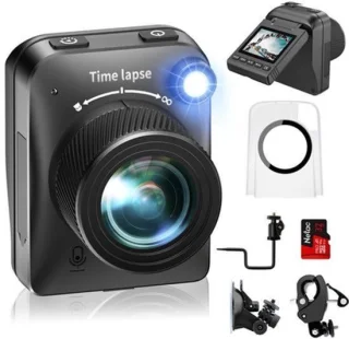 Time-lapsecamera 4K buiten – compact formaat – CMOS-sensor – optische beeldstabilisatie – voor bouw en natuur
