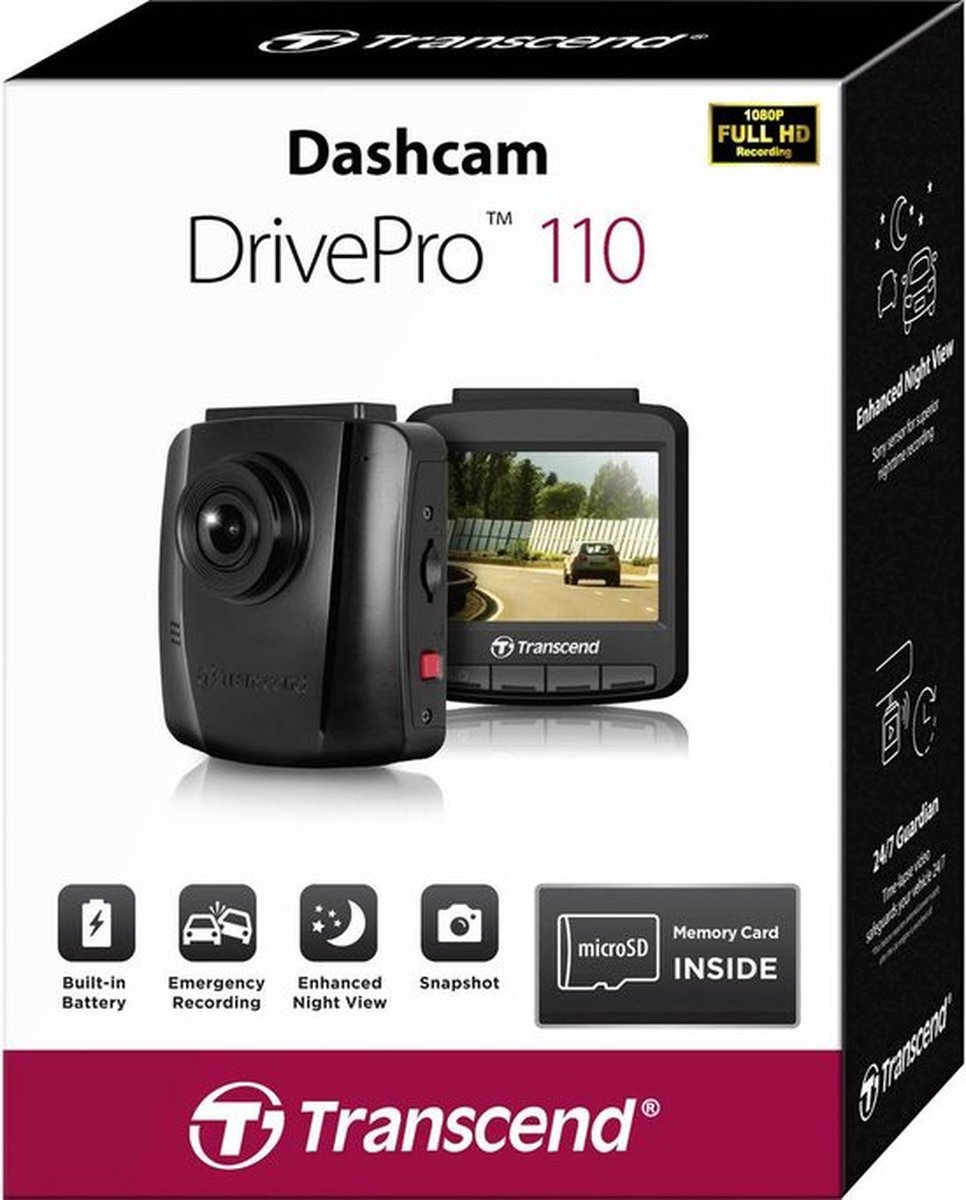Transcend DrivePro 110 Onboard Camera 32GB MicroSDHC