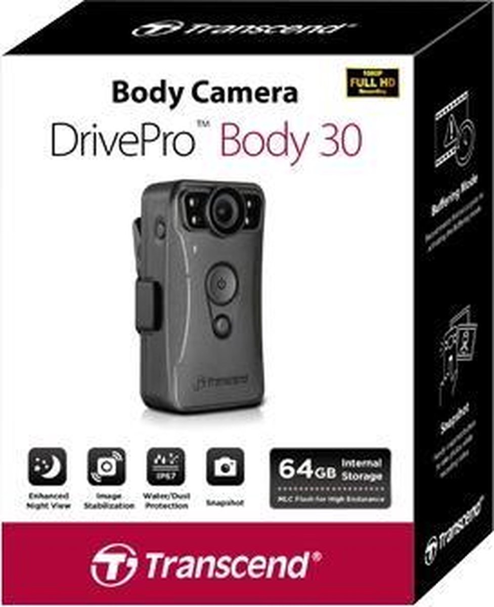 Transcend DrivePro Body 30 Bodycam