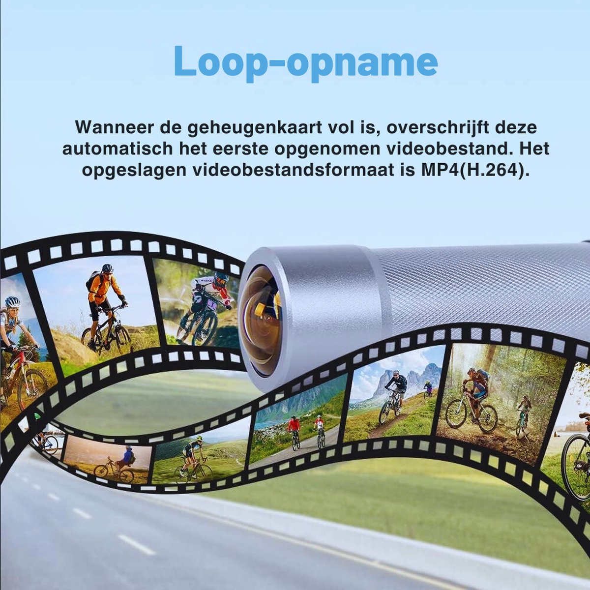 Ultieme 4K Actiecamera voor Fiets & Motor