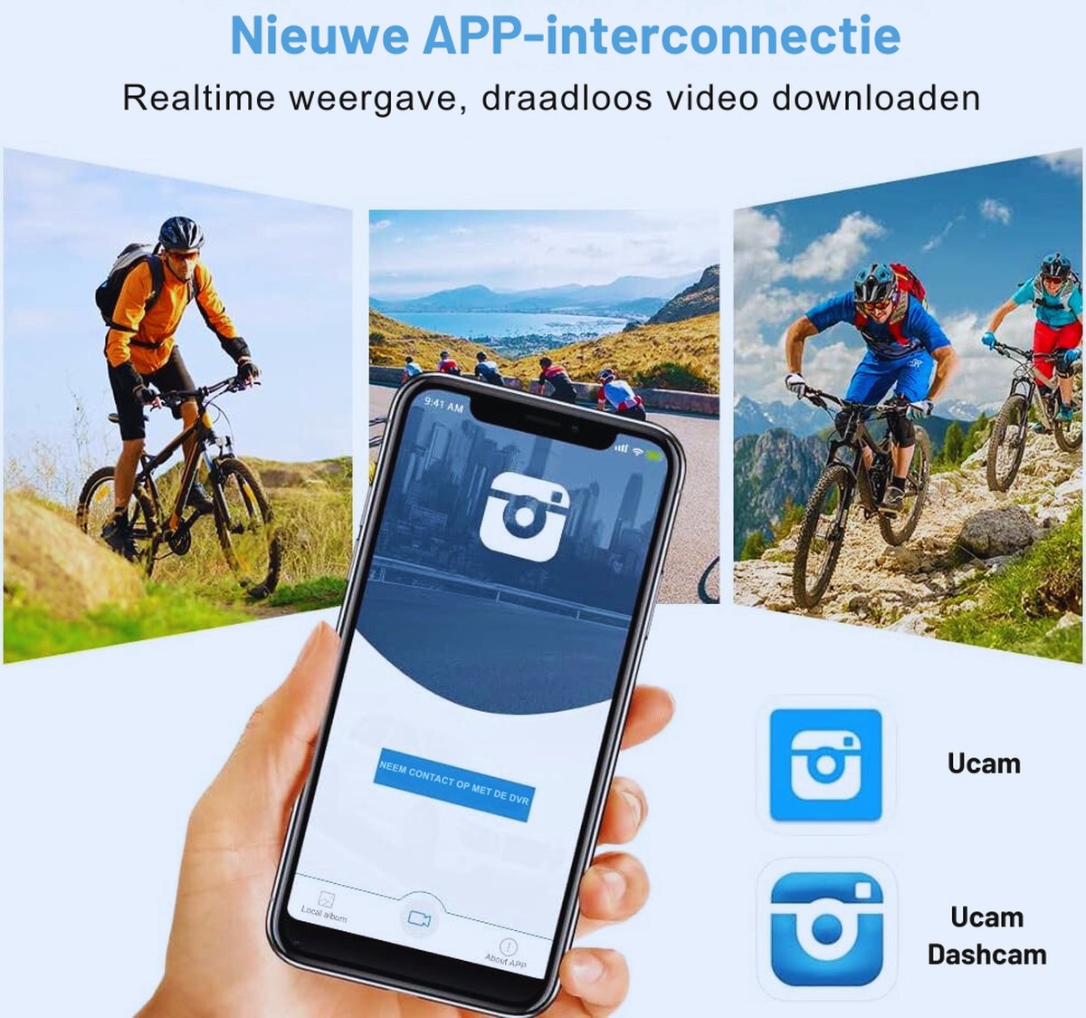 Ultieme 4K Actiecamera voor Fiets & Motor