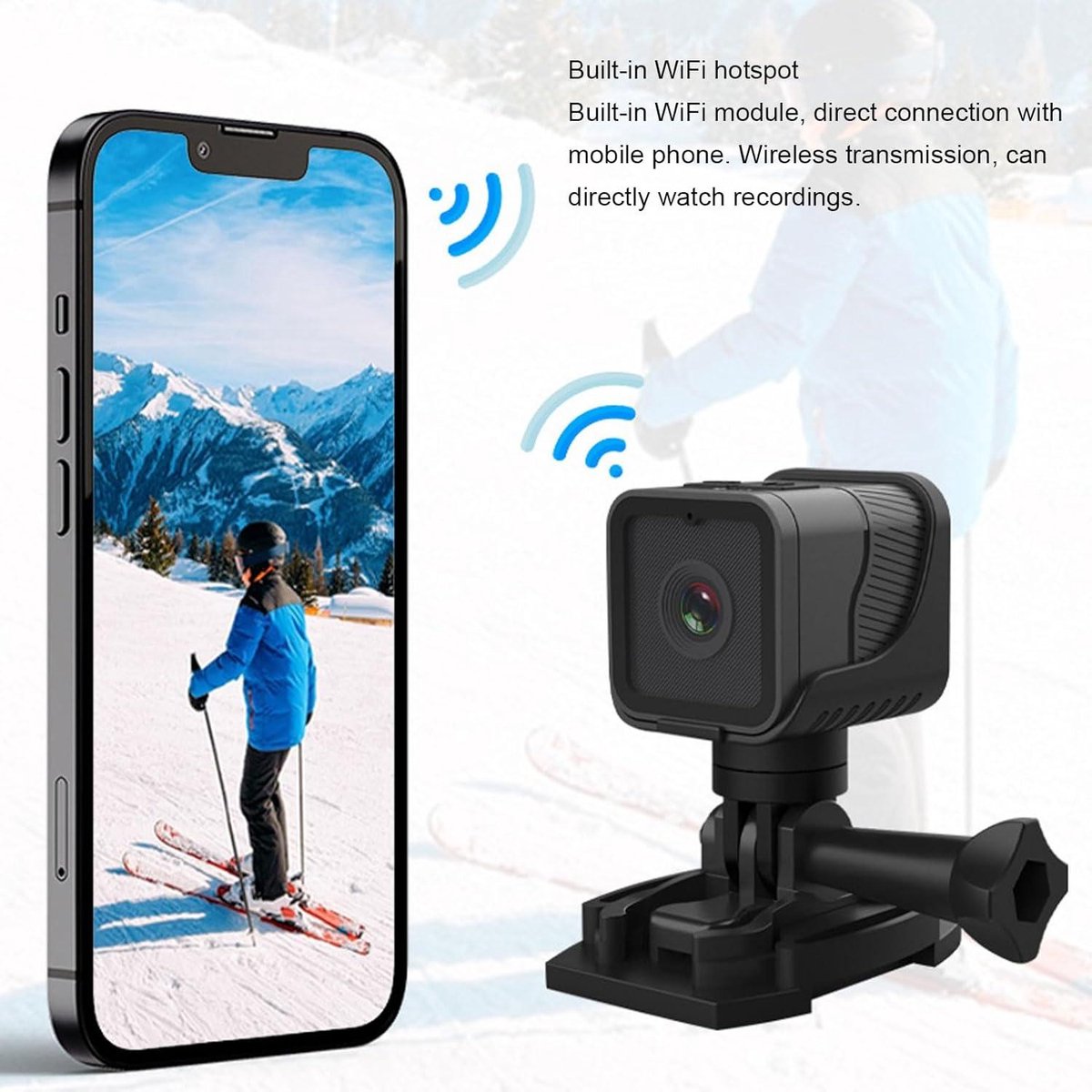 Wat vinden we goed aan de Ultra HD 1080P Sportcamera met Helm- en Fietsaccessoires