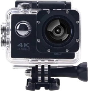 De Ultra HD 4K Action Camera – Zwart in één oogopslag
