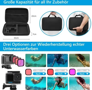 Universele Action Camera Accessoirekit voor GoPro Hero 9/10/11/12