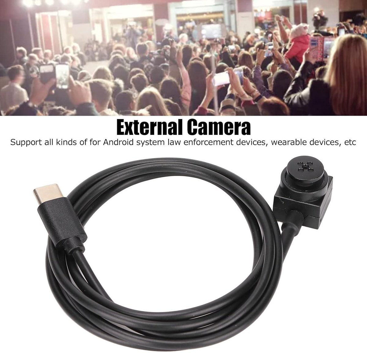 USB C-endoscoop 1080P Mini Borescope Camera voor Android, Windows, Linux en MacOS