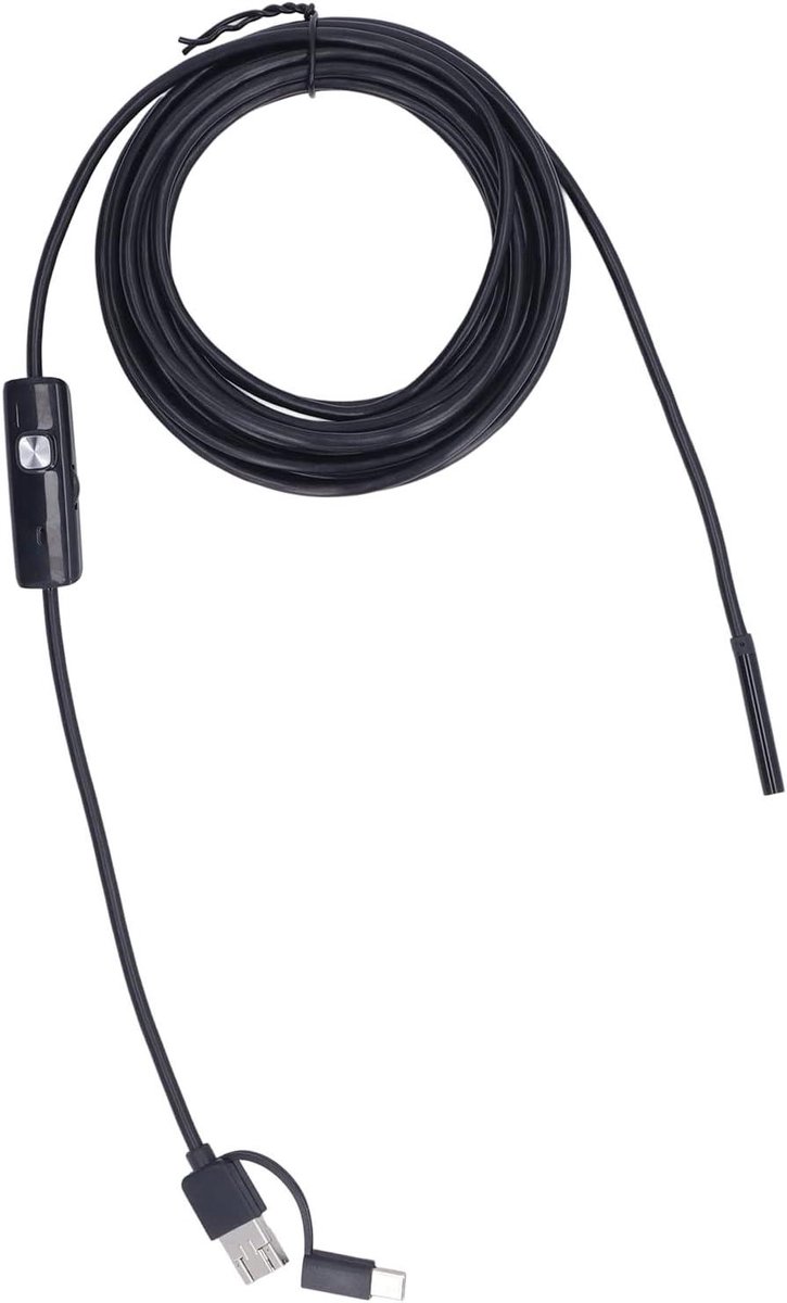 De USB Type C 3-in-1 Endoscoop Camera 5m IP67 in één oogopslag