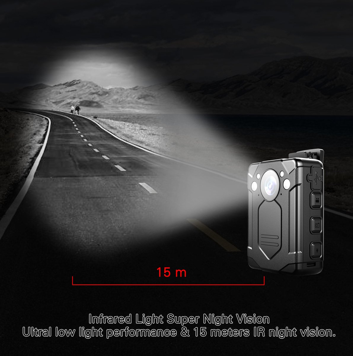 Viatel Bodycam HD Network Camera met Dock Charger