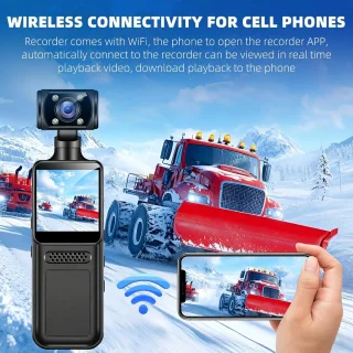 Vlogcamera 4K 40MP WLAN voor reizen en outdoor - ShopVlot
