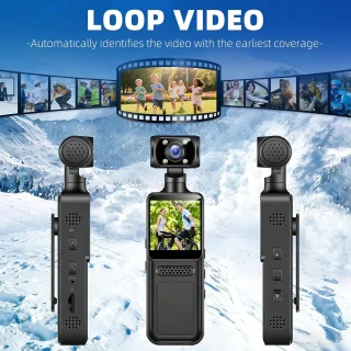 Vlogcamera 4K 40MP WLAN voor reizen en outdoor - ShopVlot